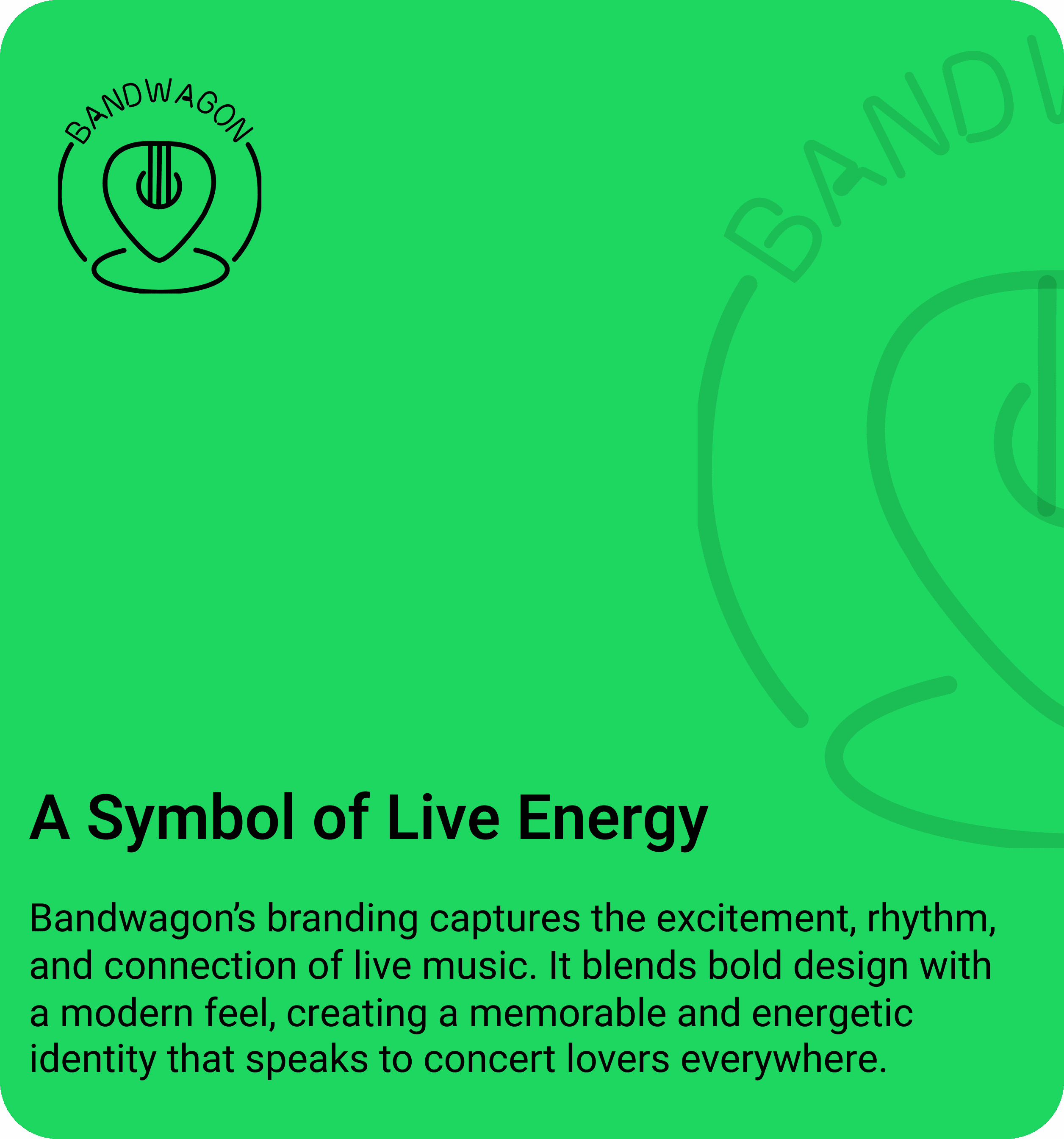 BandWagon mobile app interface
