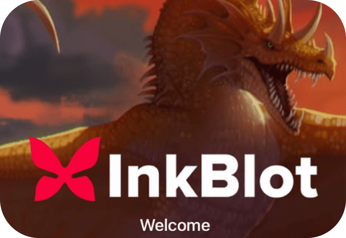 Inkblot Art platform - artist portfolio interface left view