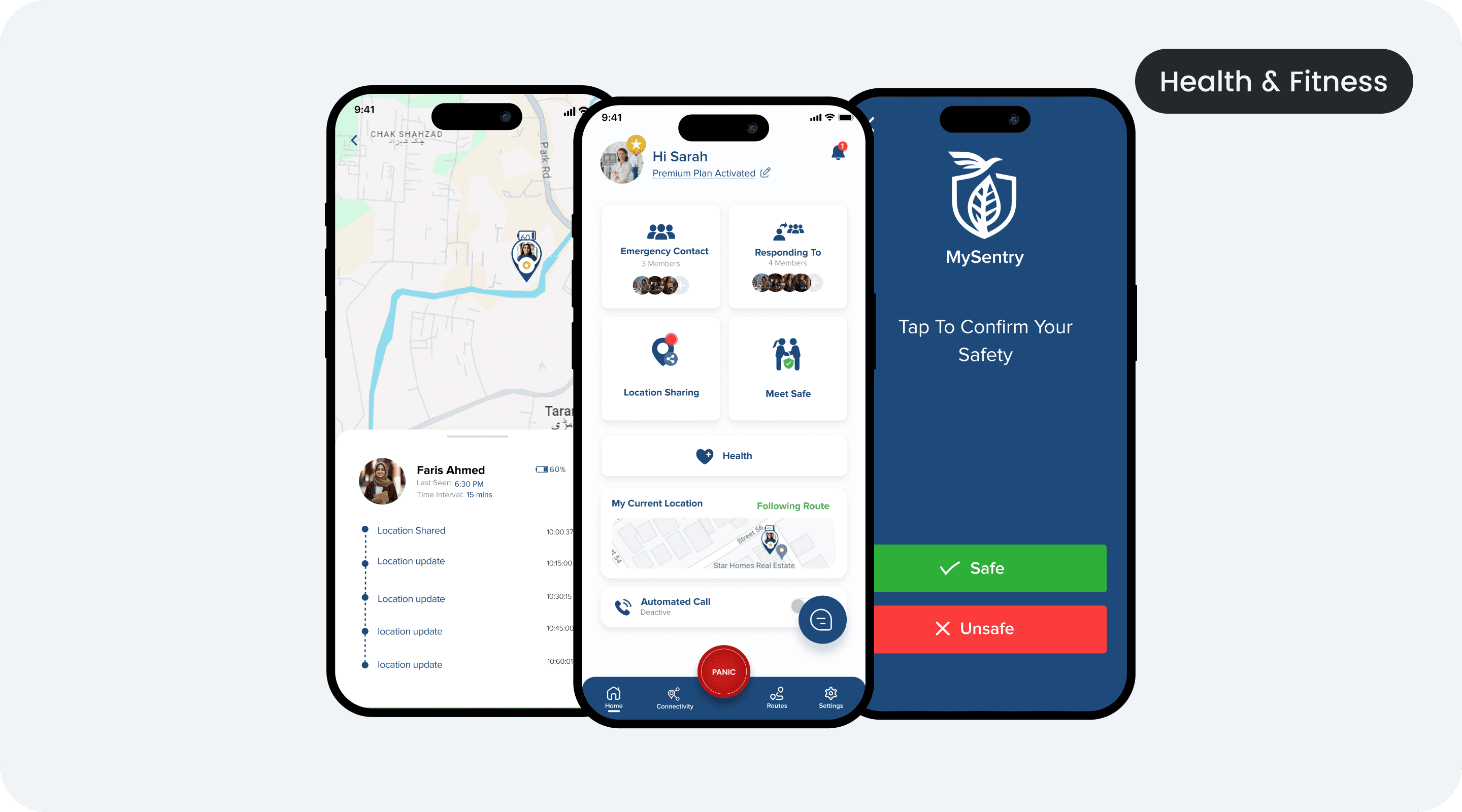 My Sentry / App & Web project showcase