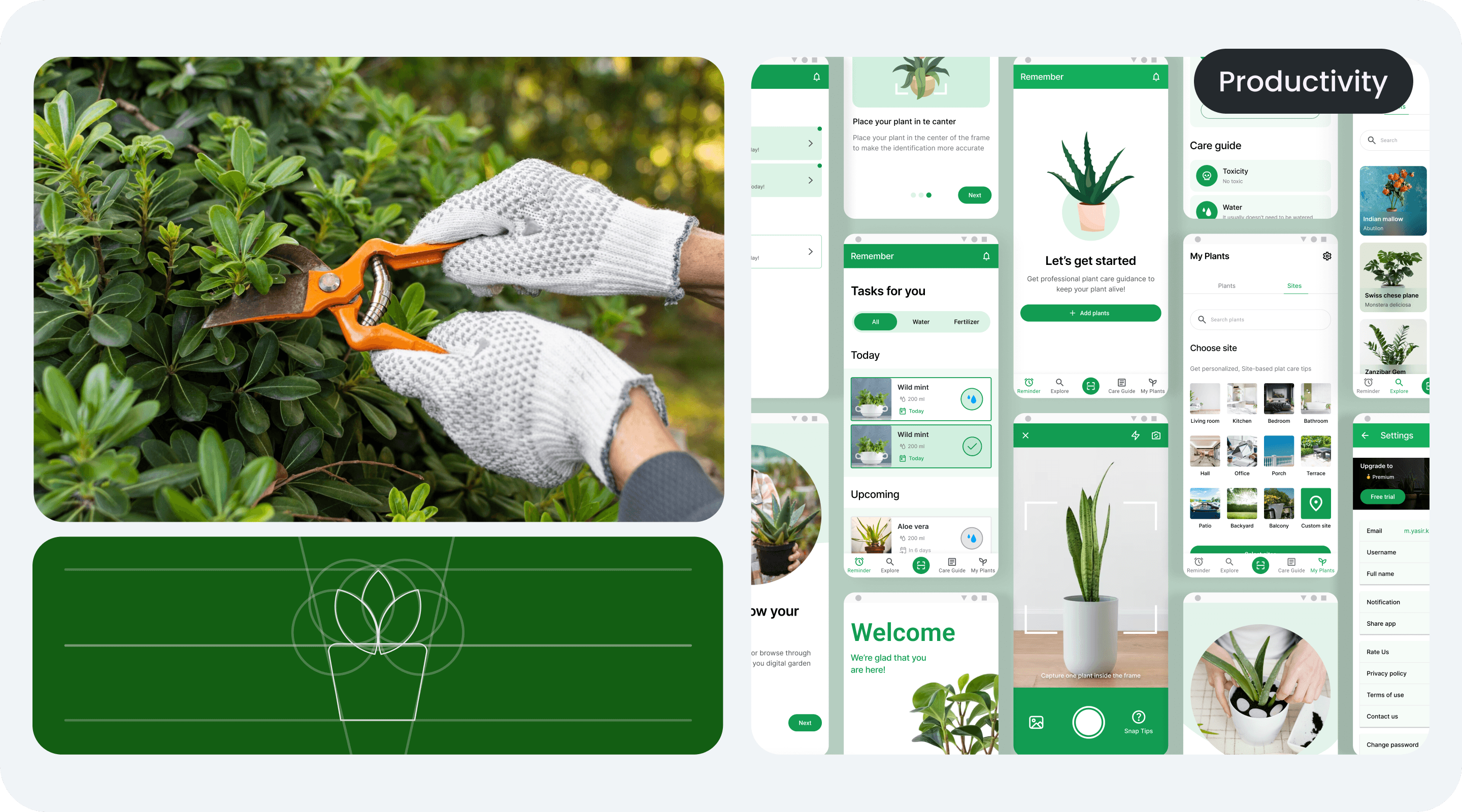 PlantPort AI / App project showcase