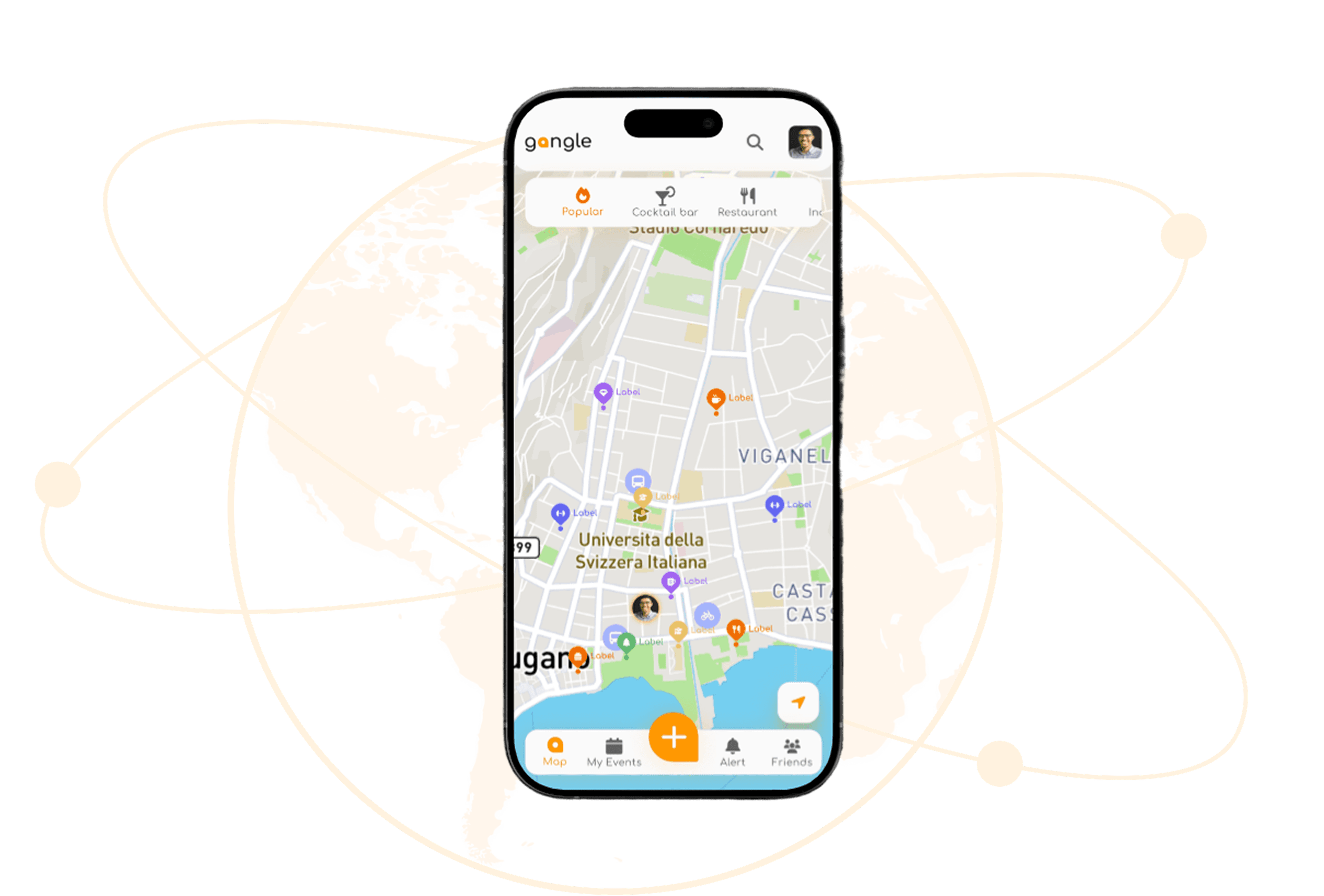 Live Event Map Integration - Google Maps interface